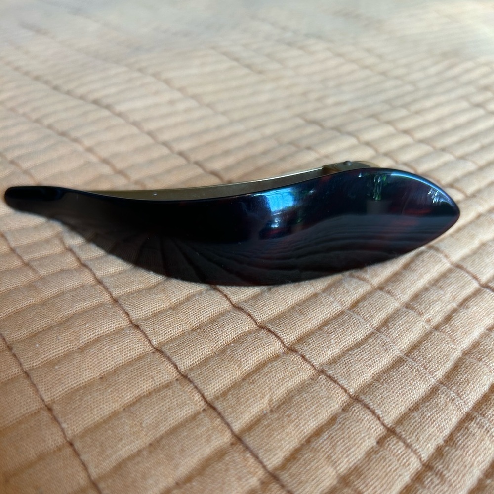 Ficcare Maximus Hair Clip - Large, tortoise and gold